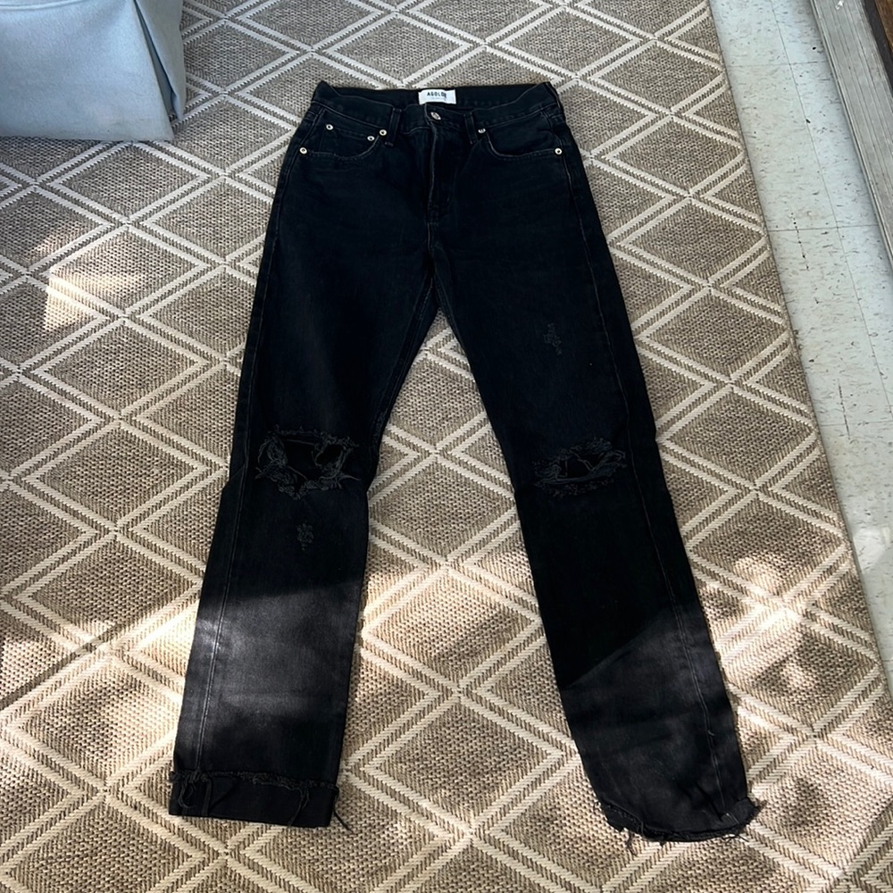 AGOLDE Black Denim Jeans